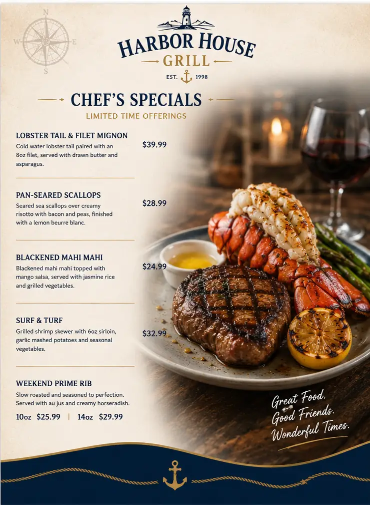 Menu Back